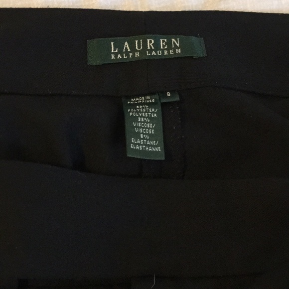Ralph Lauren Black Dress Pants Size 8 - Picture 4 of 6